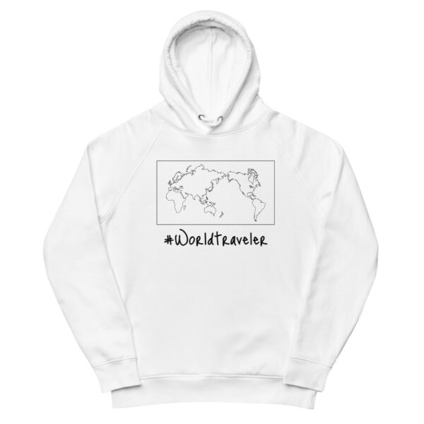 Unisex Kapuzenpullover “#worldtraveller”