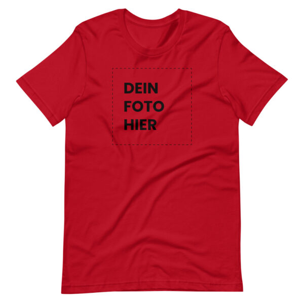 Unisex-T-Shirt “Dein Foto hier”